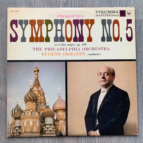 Vintage 50s Prokofiev Symphony No. 5 The Philadelphia Orchestra, Eugene Ormandy - Picture 6 of 6